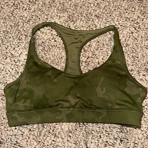 Ptula Brand XL sports bra in the stealth material